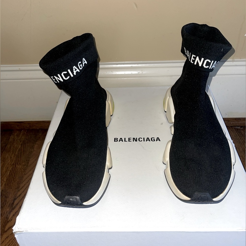 Balenciaga knit speed trainers